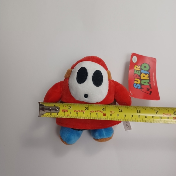Super Mario Shy Guy NEW Plush Stuffed Animal -Small -Super Mario -SNES Nintendo - Picture 11 of 13
